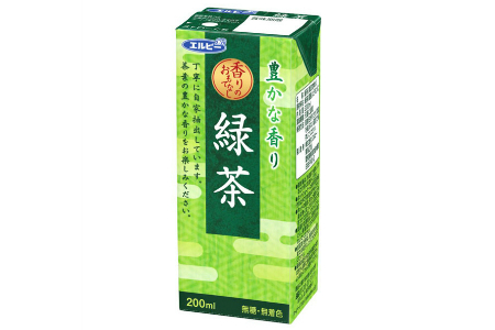 緑茶 200ml 紙パック 